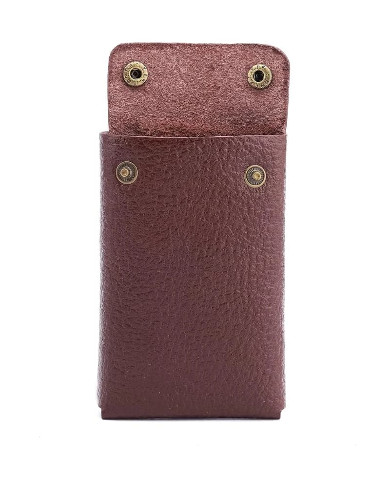محفظة جلد دي بيلي للبطاقات – تسع 20 بطاقة — Textured Brown — 9