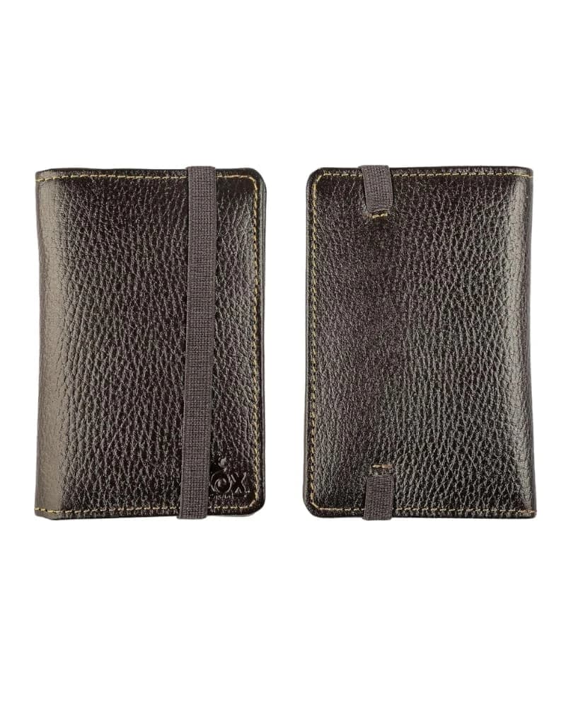 حافظة جواز السفر جلد طبيعي دي بيلي — Textured Brown — 3