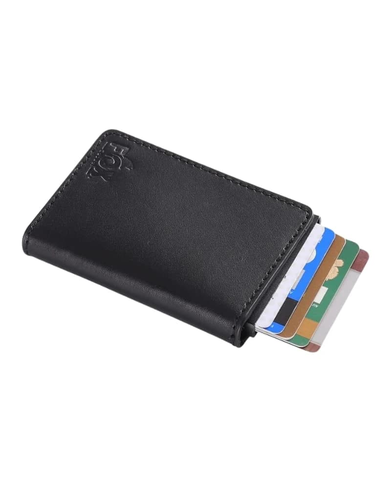 محفظة جلد دي بيلي المدمجة مع حامل بطاقات محمي من RFID — Black — 6