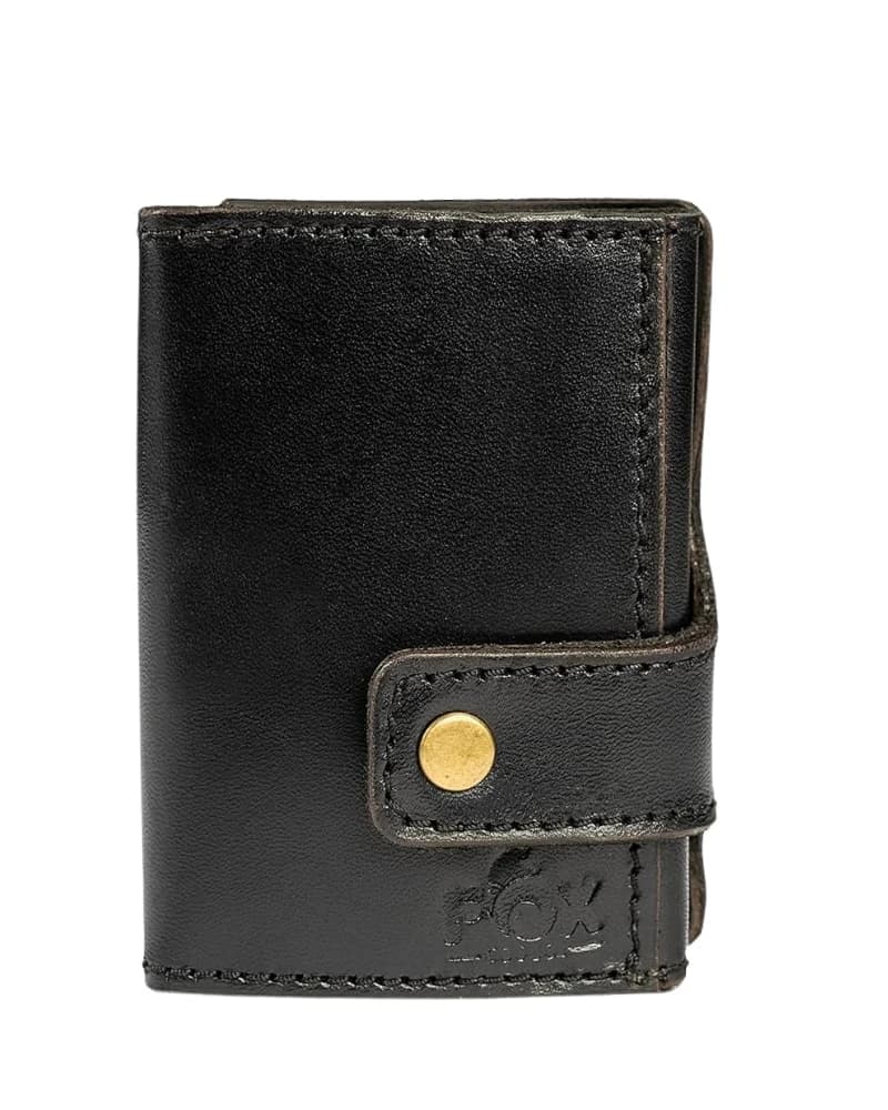 محفظة جلد دي بيلي المدمجة مع حامل بطاقات محمي من RFID — Black — 1